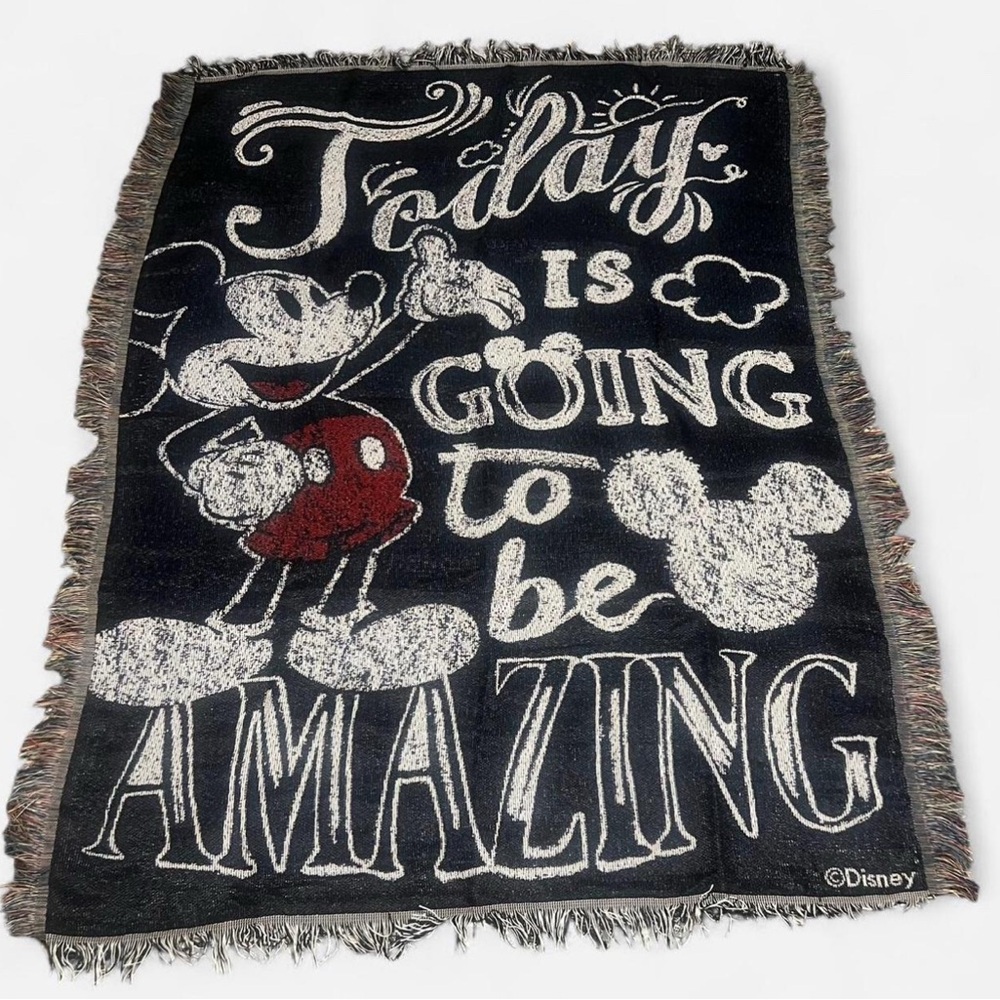 Disney Mickey Mouse‎ Throw Blanket 48" x 60"